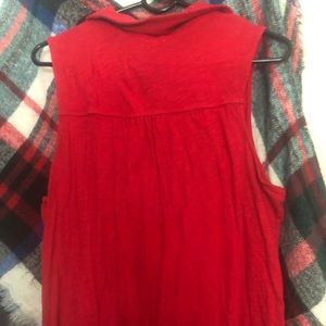 Women’s red top size xxl